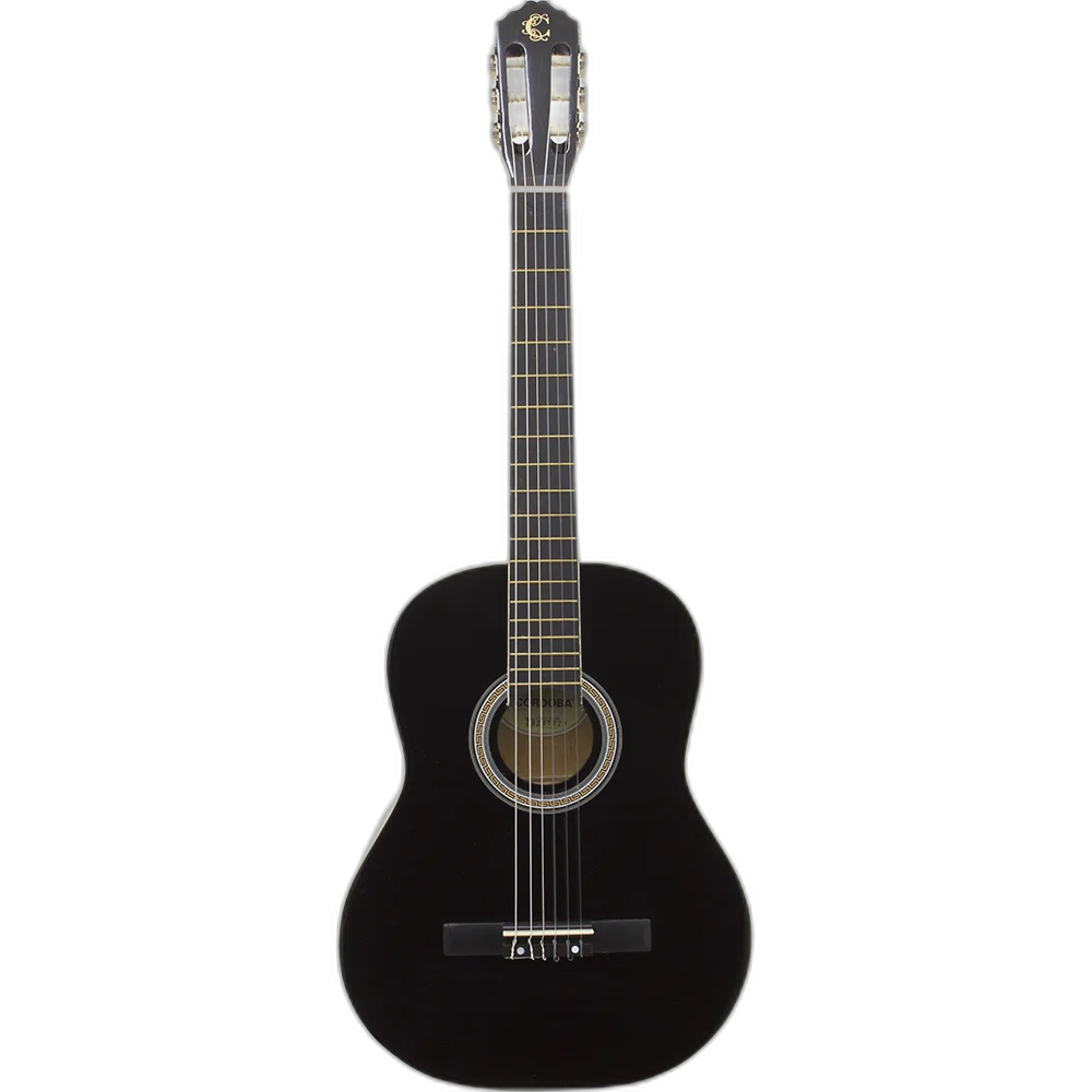 Violão Clássico De Nylon Para Destros Verniz Brilhante Com Tensor Tcg 200 Preto Cordoba