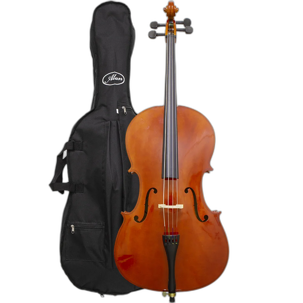 Violoncelo Al 1210 3/4 Alan Com Capa Arco Breu