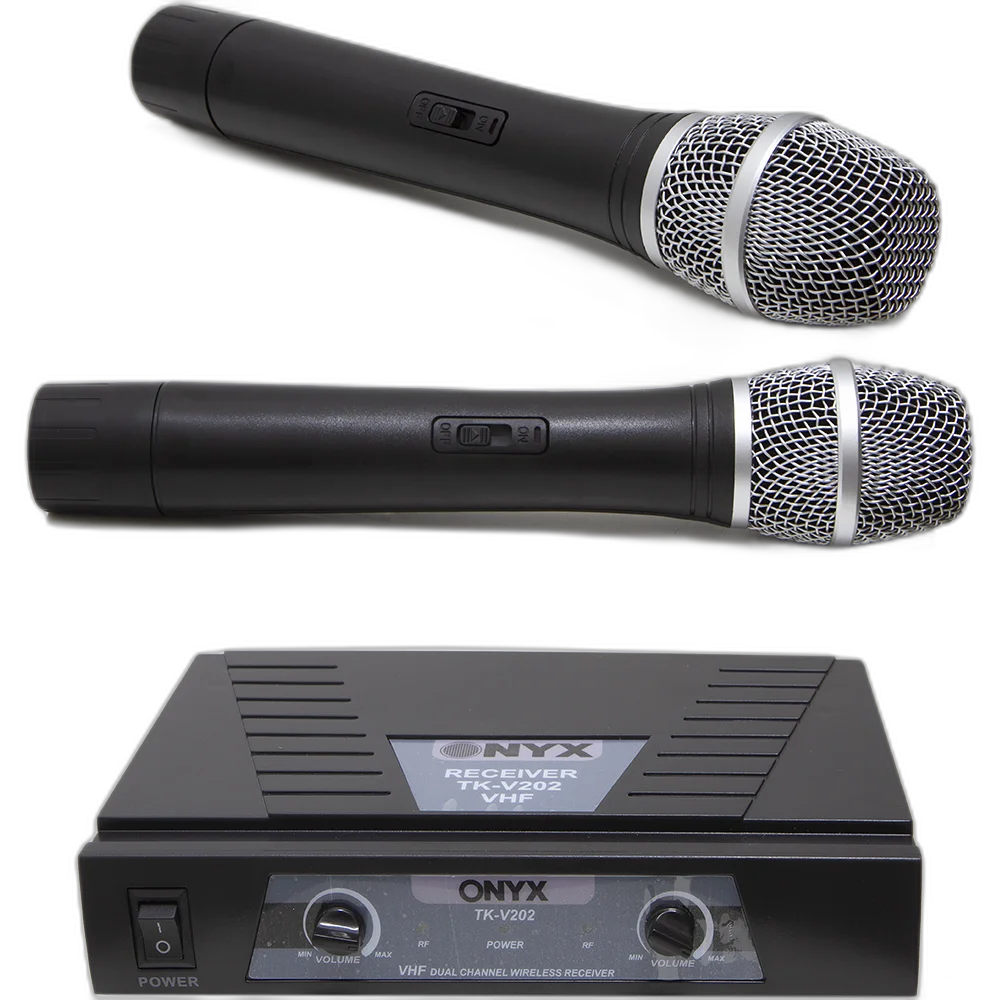 Microfone Sem Fio Tk V202 Vhf Onyx