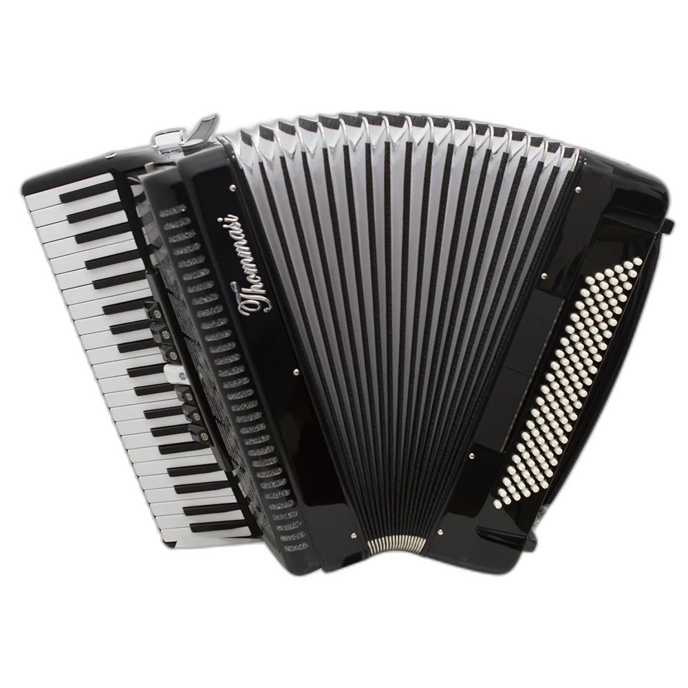 Acordeon 120 Baixos 41 Teclas Ta 12009 Preto Thommasi
