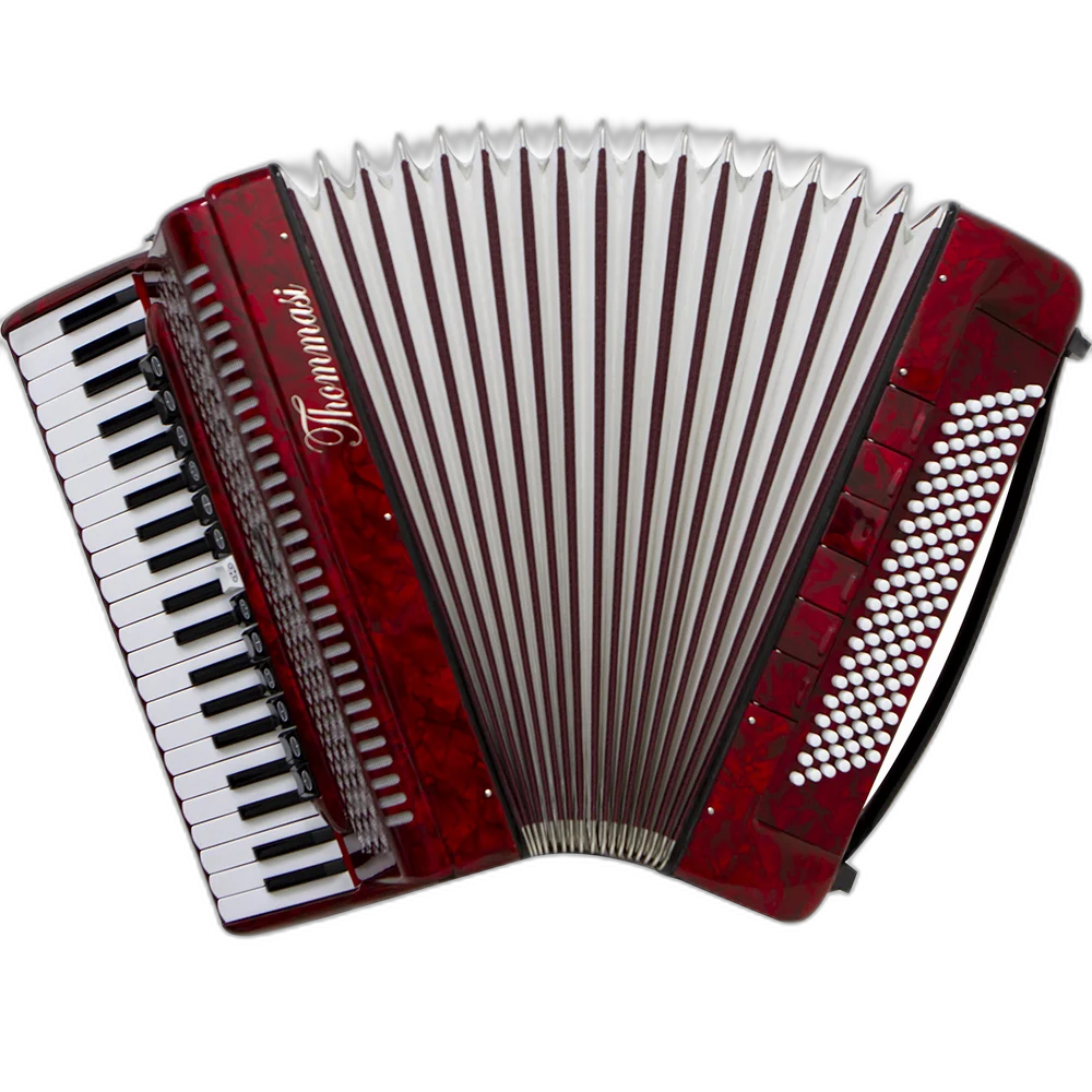 Acordeon 120 Baixos Ta 12020 Vermelho Thommasi